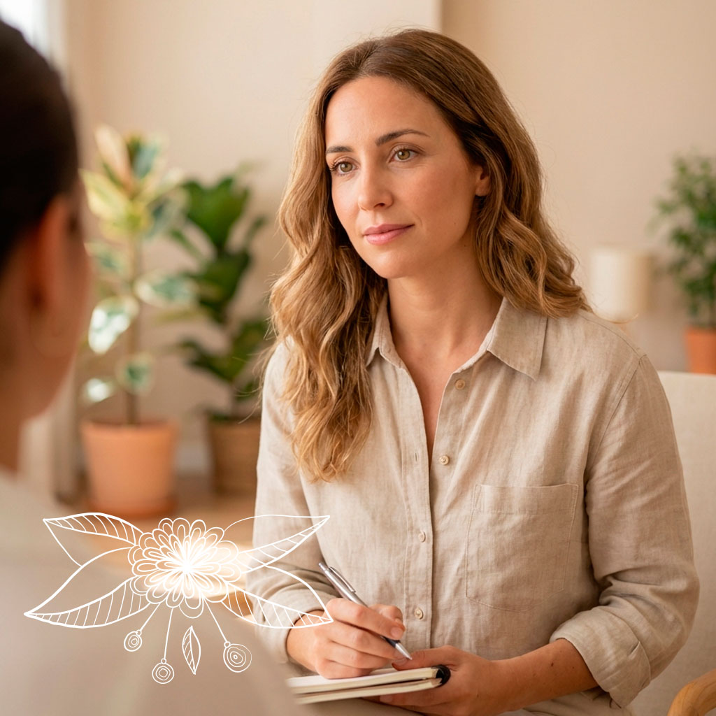 terapeuta floral y wellness coach